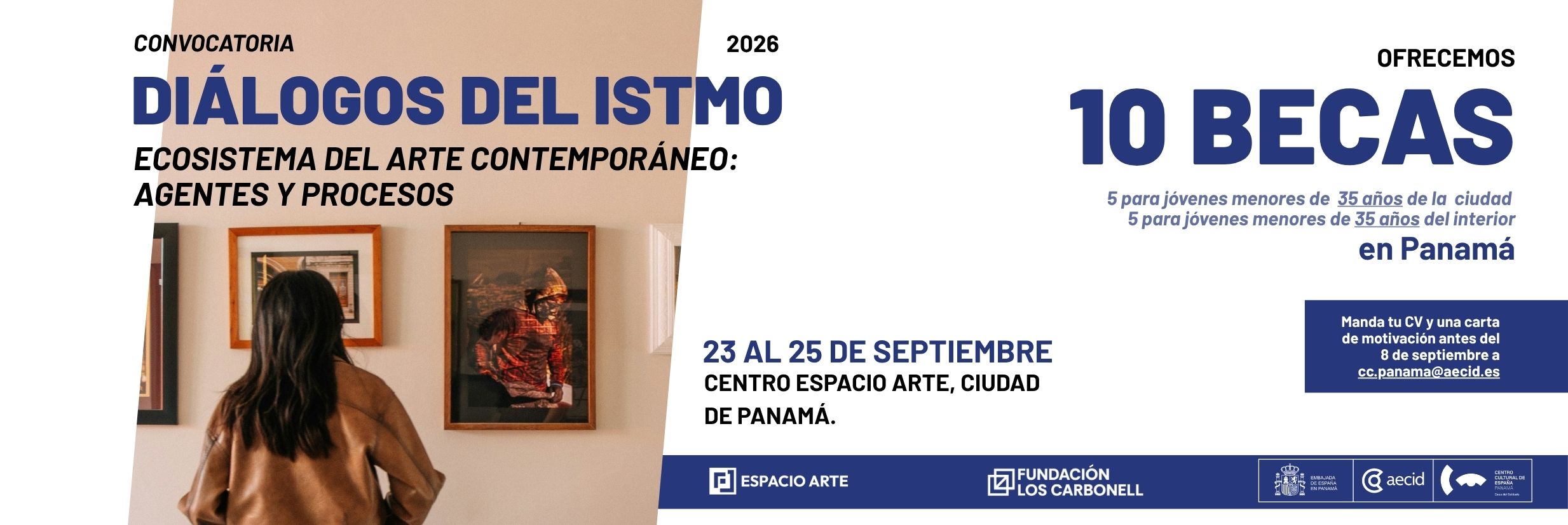 Becas para Diálogos del Istmo 2026