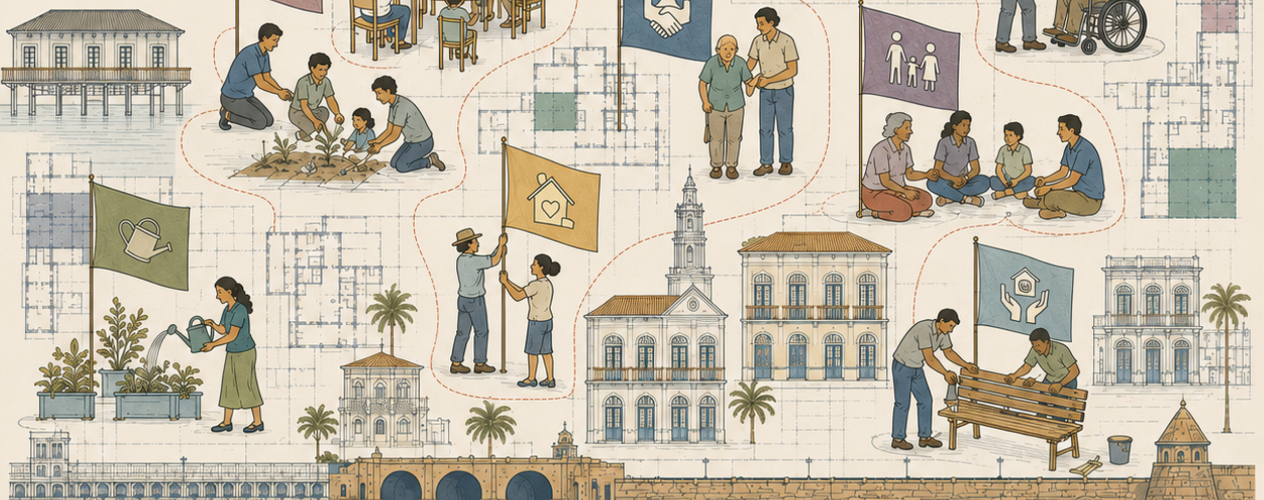 Taller Otras Banderas. Cartografías del cuidado en la Ciudad de Panamá