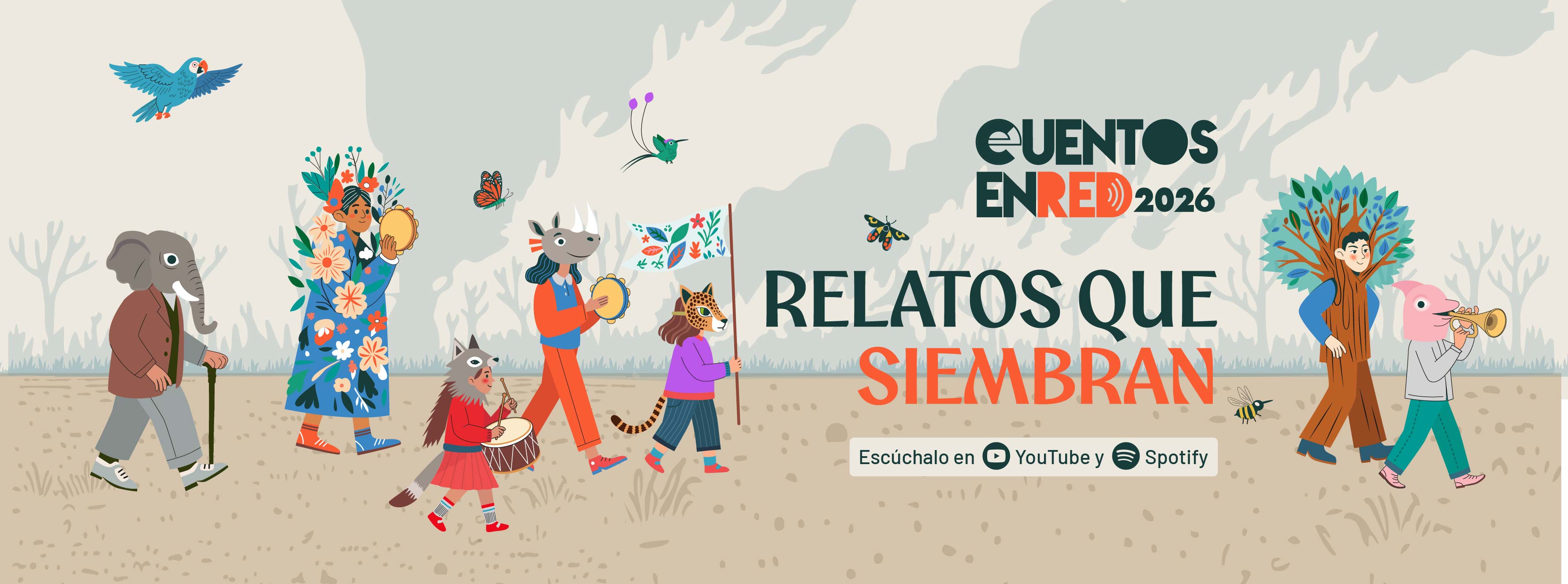 Cuentos en red 2026: Relatos que siembran