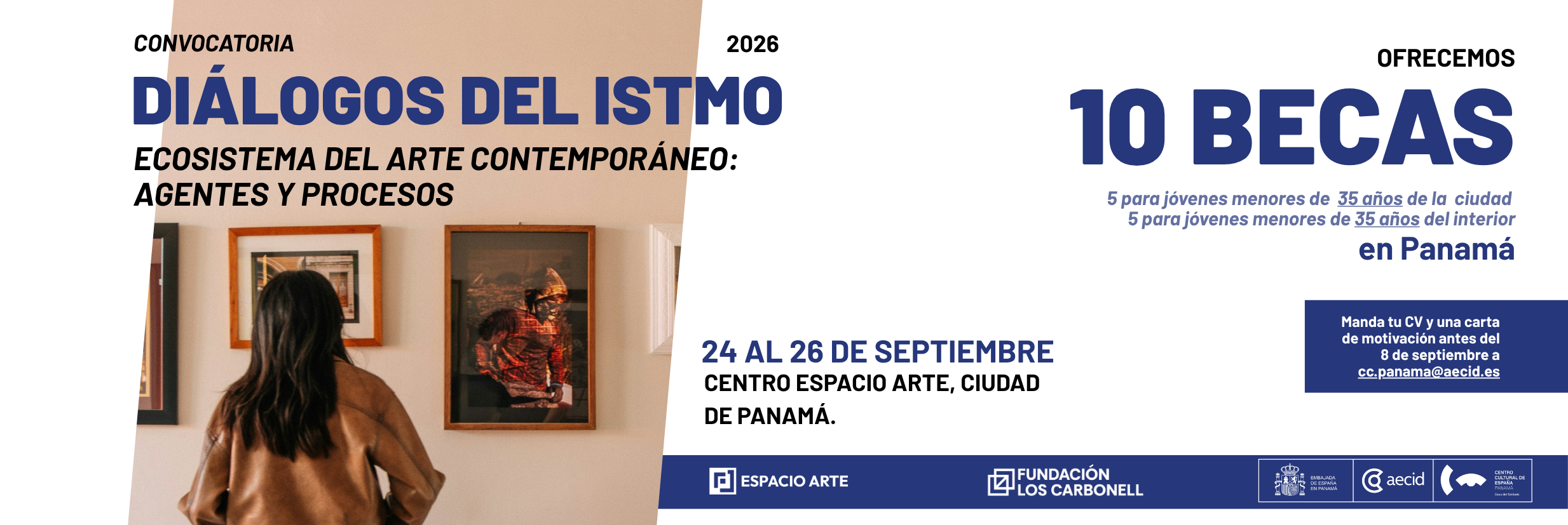 Becas para Diálogos del Istmo 2026
